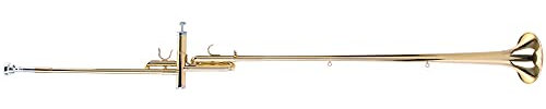 Classic Cantabile AT-1871 Aida-Trompete (Fanfare Instrument, mit Mundstück und Koffer) gold