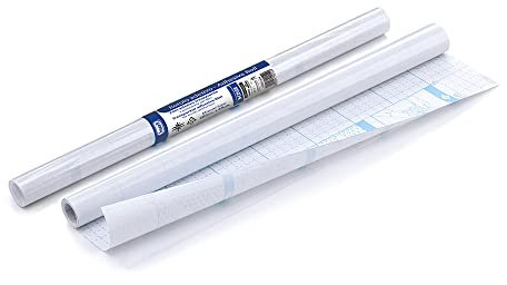 BALMAR 2000 Rotolo Coprilibro Adesivo in Polipropilene Liscio Trasparente 45cm x 2m