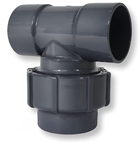 FlexFit Übergangs T Stück 90° Klemm - Klebemuffe d 50 x d 50