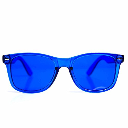 GloFX Blue Color Therapy Glasses Chromotherapy Mood Boosting Glasses
