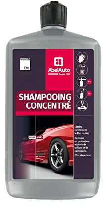 AbelAuto Shampooing Auto Concentré 1L – Nettoyant Carrosserie Haute Performance, Mousse Active, Sans Traces et Respecte les Peintures