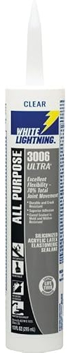 WHITE LIGHTNING W11001010 ULTRA CLEAR CAULK