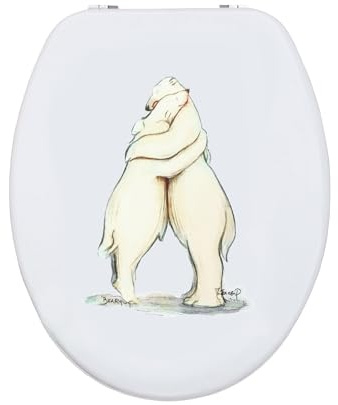 Looprints | Bear Hug | Toilet Seat (Polar Bear) | Bathroom Decor | Home Decor | New Home Gifts, Gifts for Mum & Dad, Fun Animal Gifts for The Home.
