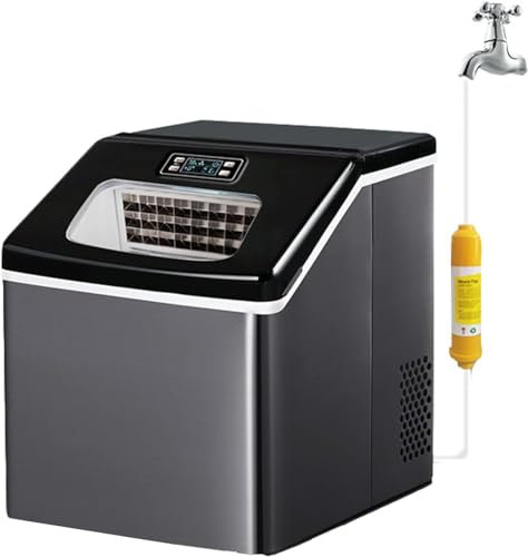 Máquina de hielo comercial de escritorio máquina de hielo cuadrada hogar máquina de hielo portátil máquina de hielo motorizada