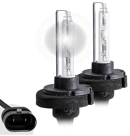 VLAND Kit d'ampoules au Xenon D2H avec Ballast, Remplacement des Ampoules de phares pour Feux de Croisement, 35W 12V 6000K Blanc, Paire (sans décodeur)