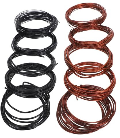 UKCOCO 10stücke Aluminium Draht Für Bonsai Ausbildung Flexible Biegsamen Draht Zum Formen Von Baumzweigen Gartenarbeit Und Handwerk