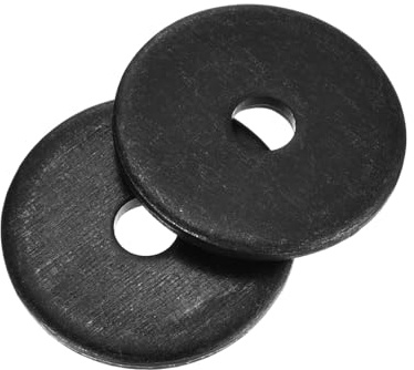 sourcing map Flache Unterlegscheiben aus Karbonstahl, M6 x 30 x 3 mm, schwarz, oxidiert, Güteklasse 8,8, Dichtungen, flacher Ring für Schrauben, Bolzen, Maschinenreparatur, Outdoor-Bau, 20 Stück