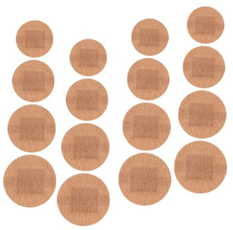 OUNONA Vendas De Tela Grandes Redondas 100 Unidades, Postizos Transpirables y Elásticos, Resistentes Al Agua, Para Dedos y Articulaciones, Cuidado Diario y Protección De Heridas