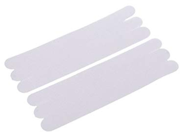 Qsvbeeqj Lot de 6 bandes adhésives antidérapantes pour tapis de bain - 20 x 2 cm