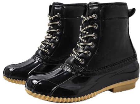 EODJXIO Scarpe Barefoot Donna 2026 Trekking da Uomo Scarponcini Neve Galosce Bambina Montagna Stivali Imbottiti (Nero,37)