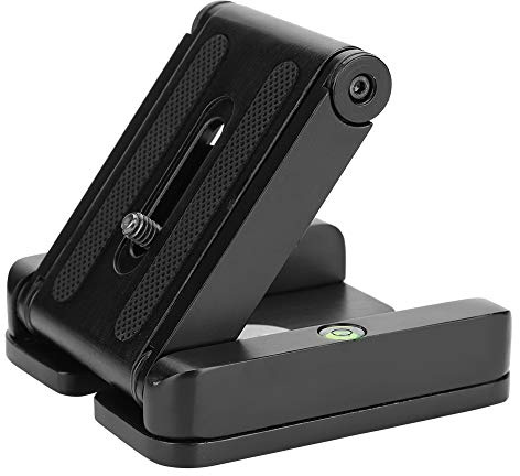 Tomantery Precise Black Z Flex Tilt Folding Arrow Storage Case Plate Stand Mount for Tripod Camera 3kg Load Bearing Ultra Stable Lightweight Anytime for Photographers