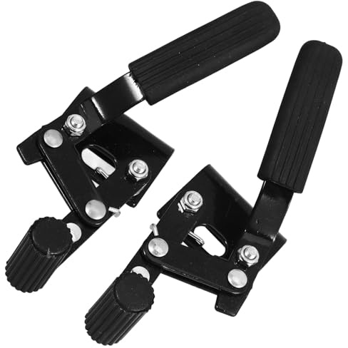 CATIEBYE Rollstuhl Handbremse Metall Rückrollschutz mit Schraubbefestigung Manuelle Bremse für Rollstuhlzubehör Robustes Ersatzteil für Rollstuhlbremsen