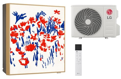 LG Climatizzatore Mono Split 9000 Btu ArtCool Gallery Photo A09GA1, Pompa di Calore WiFi R32 A++/A+, Condizionatore a Parete con Pannello Frontale Personalizzabile