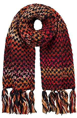 Barts Nicole Schal Winterschal Damenschal Strickschal Streifenschal (One Size - dunkelblau)