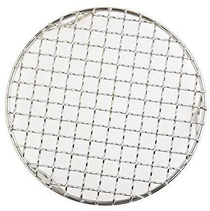 HOHOVYVY Rund Abkühlgitter, Edelstahl Kuchengitter Auskühlgitter Mehrweg Backgitter zum Backen Grillen Kühlen, Ø 20 cm, Gesund & Langlebig, Rostfrei & Spülmaschinengeeignet