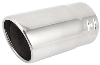 Motoforti Universal 70mm Slant Tip Bent Exhaust Muffler Pipe Long-lasting | Car Exhaust Muffler Tip Tailpipe, Stainless Steel, Universal Exhaust Pipe