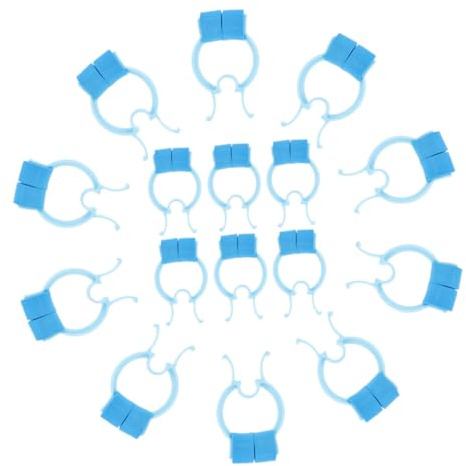 VALICLUD 16piezas Clip De Ejercicio De Respiración Pinzas De Útiles Hogar Fijan La Nariz Detienen El Sangrado Nasal Para Entrenamiento De Respiración Pulmonar