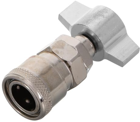Veemoon Conector para Aparatos De Gas Adaptador De Manguera para Tanque Accesorios para Conectores De Gas Propano Válvula De Conexión Rápida para Propano para Barbacoas y Doméstico