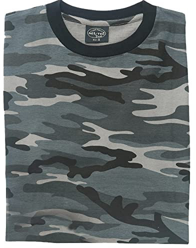 Mil-Tec herr-t-shirt, NVA-kamouflage flerfärgad Mörk kamouflage XXL