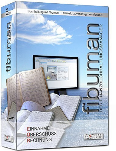 fibuman e - jahresübergreifende Buchhaltungssoftware - Komfortable Einnahme-Überschuss-Rechnung - Buchhaltung leichtgemacht! - neueste Version für Windows