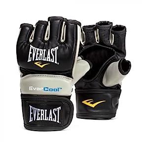 Everlast Unisex - Erwachsene Boxhandschuhe Everstrike Training Glove Traininghandschuh, Schwarz/Grau, L/XL