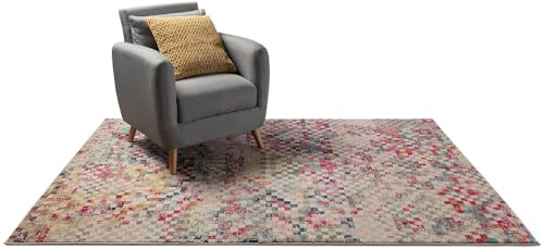 benuta Nest Vintage Teppich Casa - Mehrfarbig 300x400 cm - Teppich für Wohnzimmer, Schlafzimmer und Flur - Pflegeleicht - Fußbodenheizung Geeignet