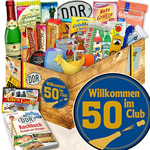 Wilkommen im Club 50 ++ Geschenke zum 50 Geburtstag ++ Ossi Produkte 24er