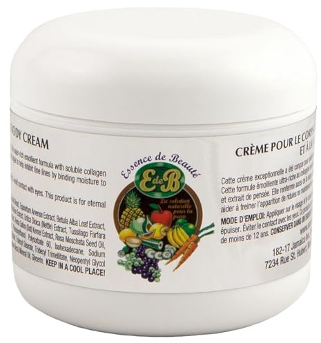 Essence de Beaute Collagen + Vitamin E Face & Body Cream, 4oz