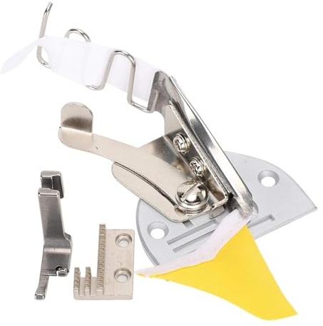 Encuadernadora de doble pliegue en ángulo Encuadernación de encuadernación de bordes curvos Carpeta de bies Encuadernadora Máquina de coser Accesorio de encuadernación Accesorios(26mm)