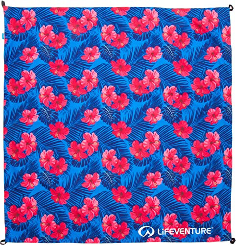 Lifeventure tryckt picknickfilt, vattentät, sandtät, perfekt för parken, camping och strand