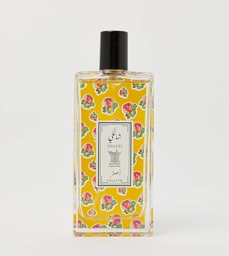 Arabian Oud SHALKI YELLOW 100 ml | Eau de Parfum Unisex | Fruta de la Pasión, Especias de Menta, Notas Amaderadas y de Cuero | Aroma Oriental y Fougère.
