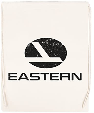 Eastern Airlines Vintage Logo Drawstring Sport Bag Beige Drawstring Sport Bag