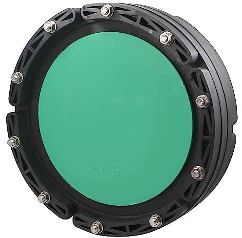 WITTKOWARE DN300 Mauerdurchführung 1-fach (200/225/250mm) | 300mm Ringraumdichtung druck- & radondicht | Kabeldurchführung für Kernbohrung/Futterrohr | PA6-30 Druckplatten & V2A Edelstahl-Schrauben