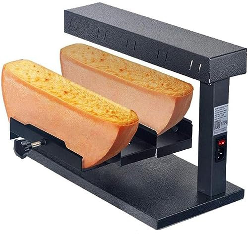 Fondoir à fromage commercial, chauffe-fromage de comptoir, fondoir à fromage à raclette électrique rapide, machine à raclette à fromage portable, pour meule à fromage demi-nacho, angle réglable