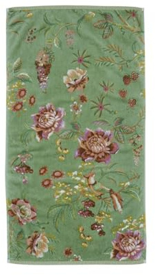 Pip Studio Secret Garden Handtuch Green 55x100cm (1 Stück)