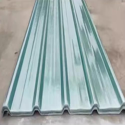 Klare Dachplatten,Wandverkleidungsfolie,Dachblech für Gewächshausschuppen,Seitenplatten-Dachziegel,1mm-Glasfaser-Tageslichtplatten,3/5/8/12/15/18/20 Stück Wellblech (0.9x1.6m/35x63in,20 pcs)
