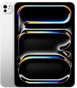 Apple iPad Pro de 11 Pulgadas (M4): Ultra Retina XDR, 2 TB, cámara Frontal de 12 Mpx en Horizontal y Trasera de 12 Mpx, Wi Fi 6E, Face ID, autonomía de Sol a Sol, Vidrio estándar - Plata