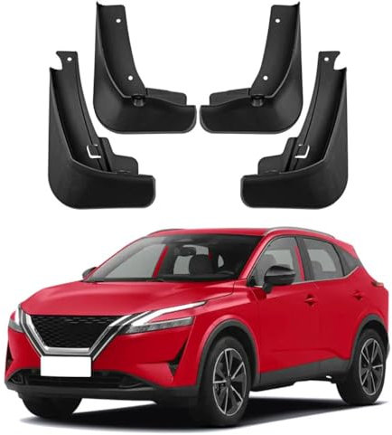 Bqieai 4PCS Auto Vorne Hinten Schmutzfänger, Für NIS-san Qashqai 2023 for Classic Version Rad Spritzschutz Kotflügel Staubdicht Schlamm Klappen Car Styling Zubehör