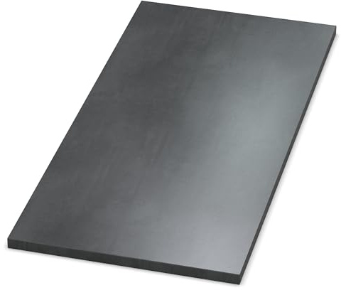 AUPROTEC Tischplatte 19mm Beton Infinity 500 mm x 500 mm Holzplatte Dekor Spanplatte mit 2mm ABS Kante Auswahl: 50x50 cm