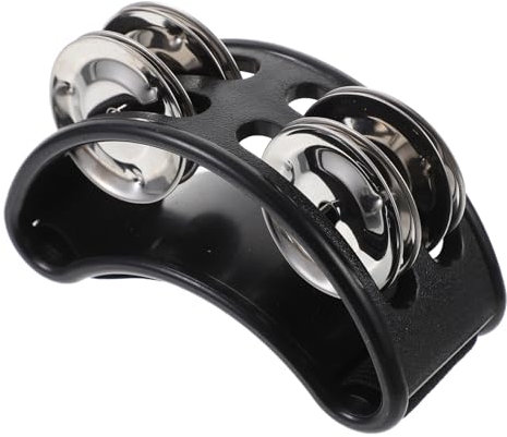 Generic Pcs Fuß Jingle Bells Schlaginstrument Metall Tamburin Für Jungen Und Mädchen Erwachsene Fuß Tamburin Komfort Elastisches Band