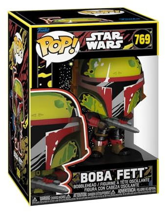 Funko Pop! Star Wars: BoBF - Boba Fett - (Retro) - The Book of Boba Fett - Vinyl-Sammelfigur - Geschenkidee - Offizielle Handelswaren - Spielzeug Für Kinder und Erwachsene - TV Fans
