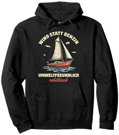Lustige und witzige Segeln Geschenke Segel Boot Segler Pullover Hoodie