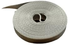 261225 Gurtband für Gurtwickler 14mm grau/beige reißfest Selve (grau, 5m)