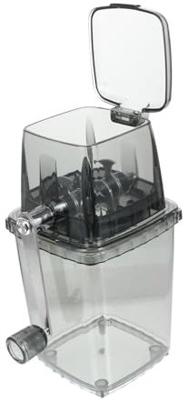 HOMSFOU Ice Slush Machine Manual Ice Grinder Portable for DIY Drinks for Kitchen Use