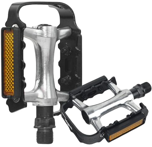 Pédales de vélo de montagne, pédales de vélo de course à vélo | Pédales de vélo de montagne avec champs, pédales de vélo, pédales plates en aluminium, pédales non glissantes et dures