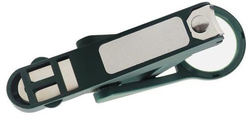 Nagelknipser Fußnägel | 58G Langer Griff Nagelknipser | Zehennagelknipser | Mit Lupe Und Nagelschleifer | Für Senioren, Pflegebedürftige & Diabetiker, Spritzfrei, Ergonomischer Griff, Leichte Handhabun