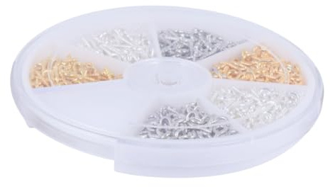 Alipis Tornillos de de Oveja Tornillos con Autoenroscante y Ganchos para Manualidades Joyería y Colgar Objetos el Hogar