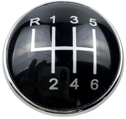 Genérico Tapa del emblema de la palanca cambios para Audi A3, S3, 8L, A4, S4, B6, B7, A6, C6, para VW, para Passat, Golf 4, MK4, para Bora Manija de la palanca de cambios(R123456)