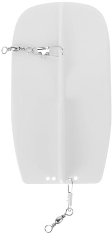 CONGARTENO Planche de Plongée Blanche pour Mer Accessoire de Traîne Plastique Planche Plongeoir Portable pour Appât Artificiel Bateau