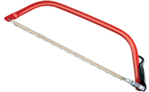AUSONIA Sega ad arco segaccio per Legno Fresco e Asciutto seghetto da legno Segoncino professionale con lama fissa da Cm 61